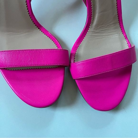 J.Crew Slingback sandals in leather neon pink - Picture 5 of 12